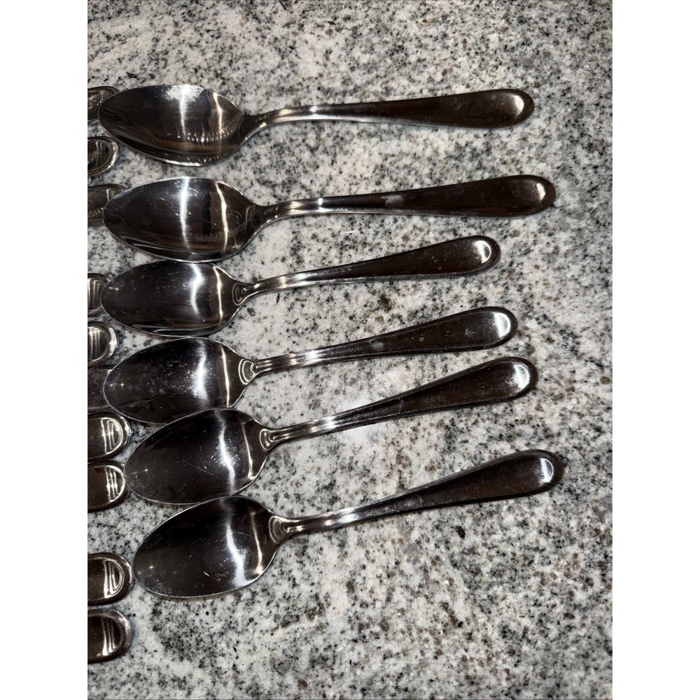 17PC Hampton Forge Stainless 025 Silverware Flatware - Picture 2 of 7